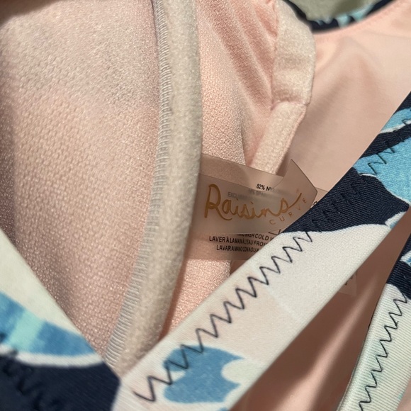 Raisins Navy Floral Tankini Swim Top - Picture 4 of 5